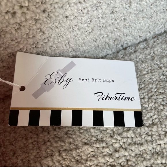 NWT Esby Foldover Crossbody Fluorescent Pink Clutch Seat Belt Bag Racing Cars - Picture 3 of 12